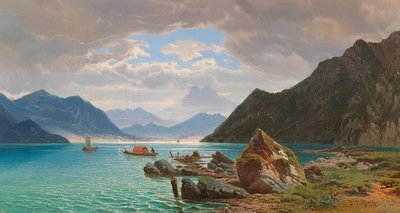 Lake Lugano by Francois Roffiaen